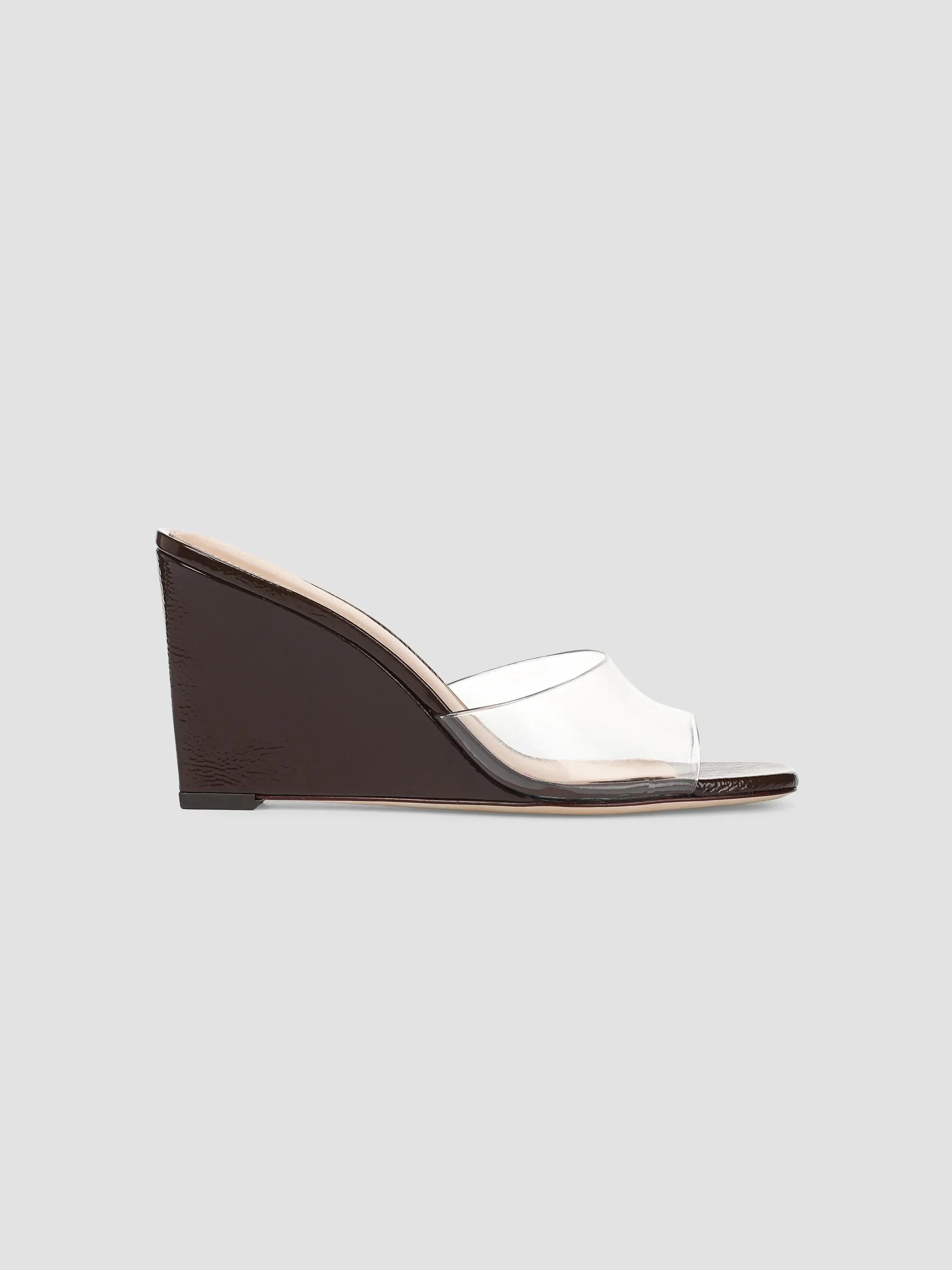 Women's Asha 85MM Wedge Sandals - Clear Mocha - 1