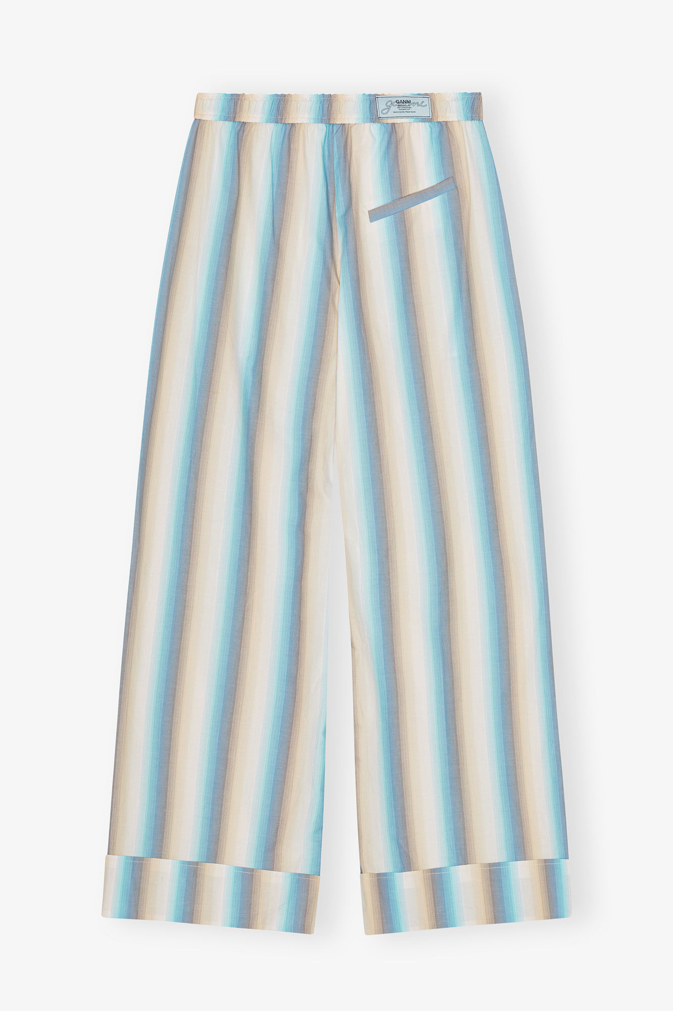 OMBRE STRIPE ELASTICATED PANTS - 6