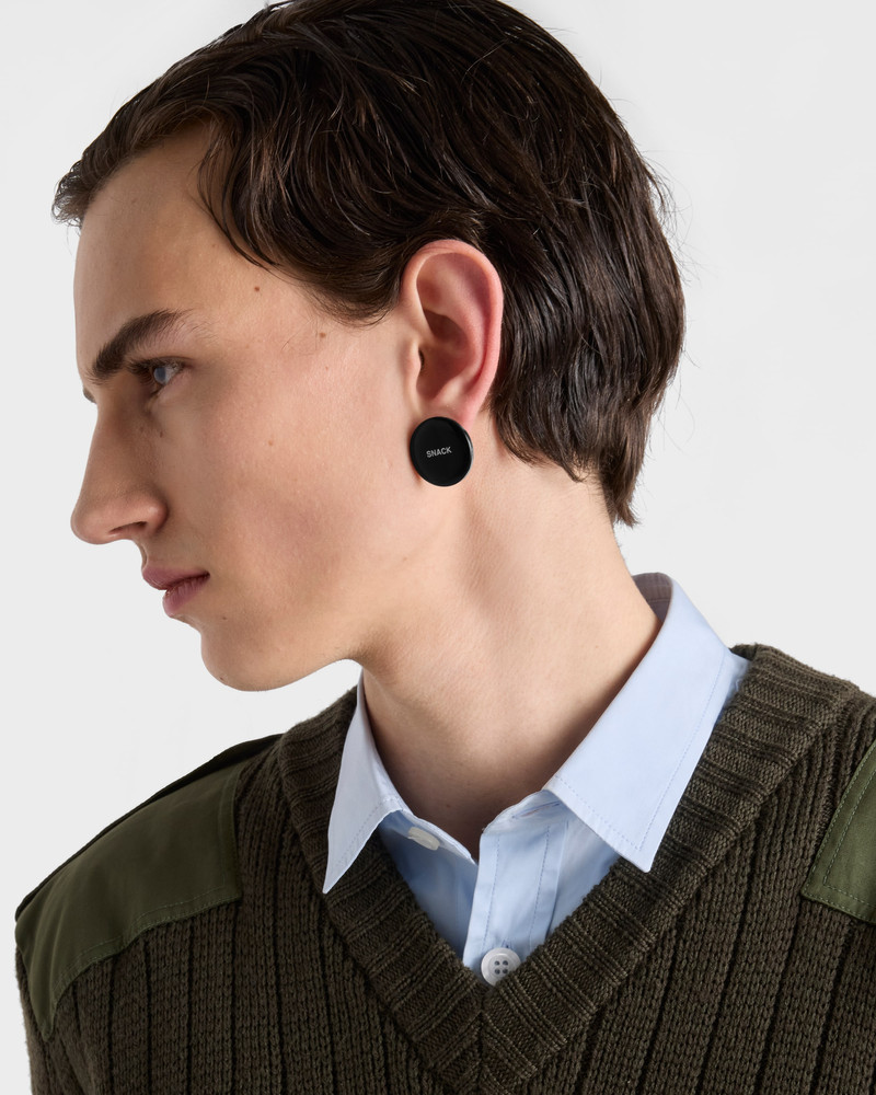 Prada Enameled metal earring outlook