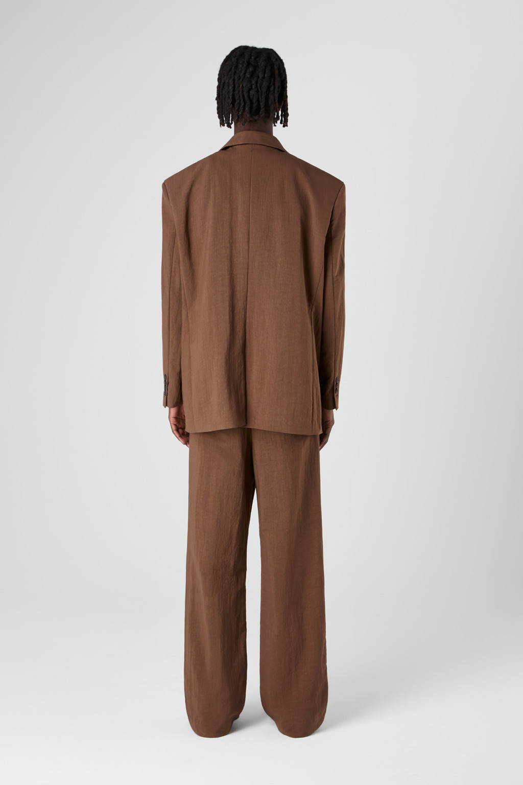 Brown ECONYL® Suit Blazer - 5