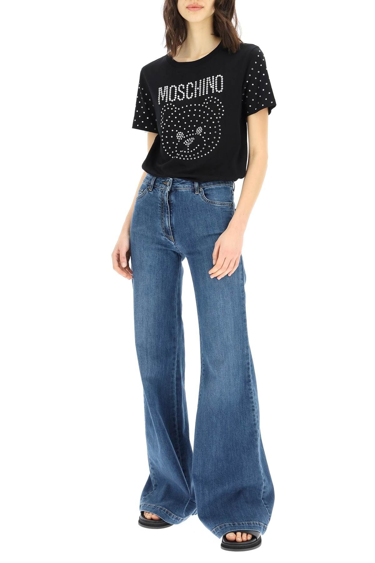 TEDDY BEAR FLARE JEANS - 2