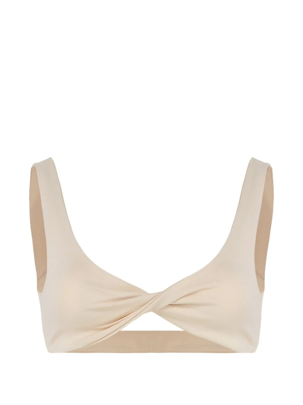 twisted-detail cropped top - 1