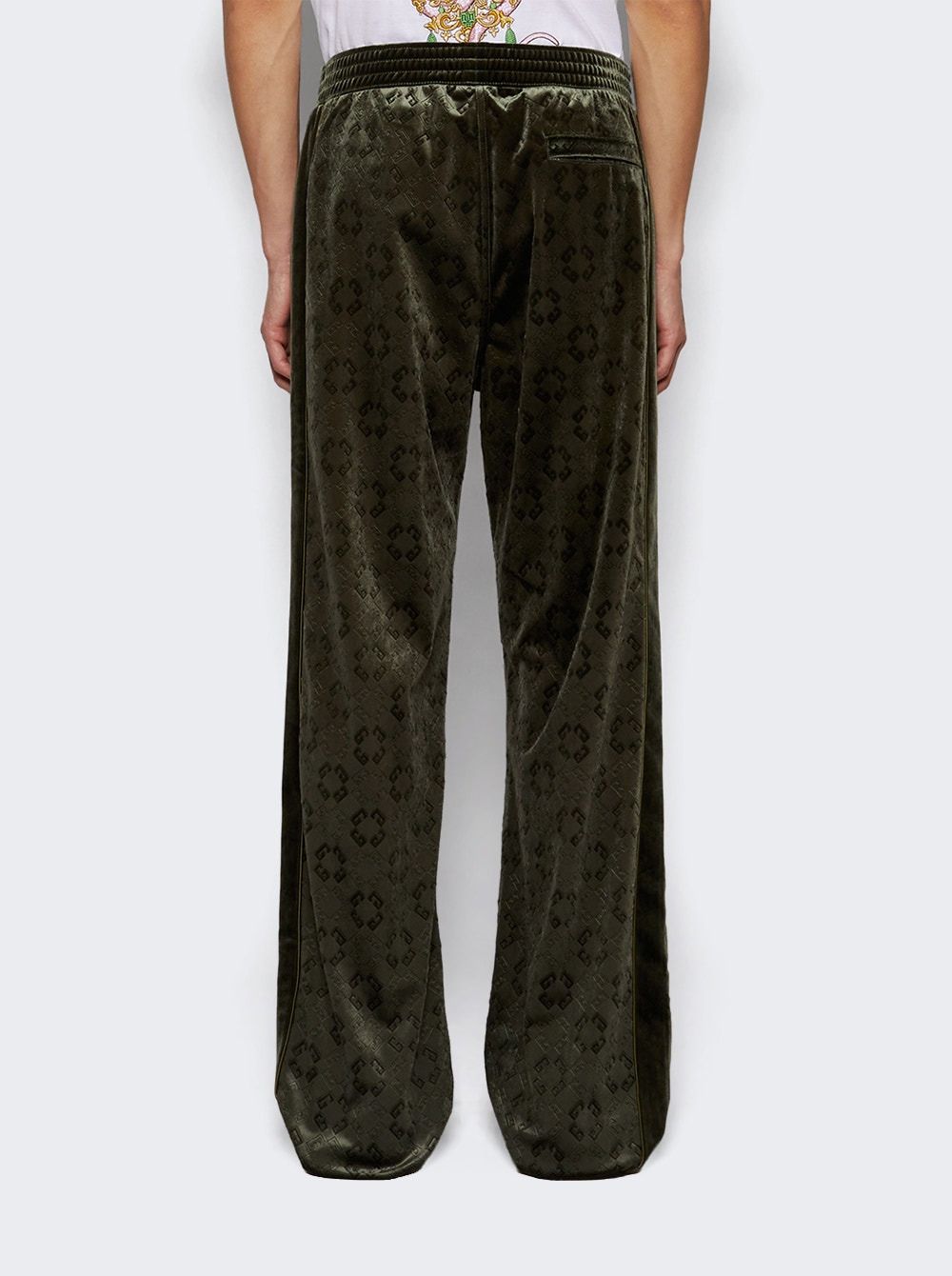 Jogger Pants In Monogram 72 Green - 4