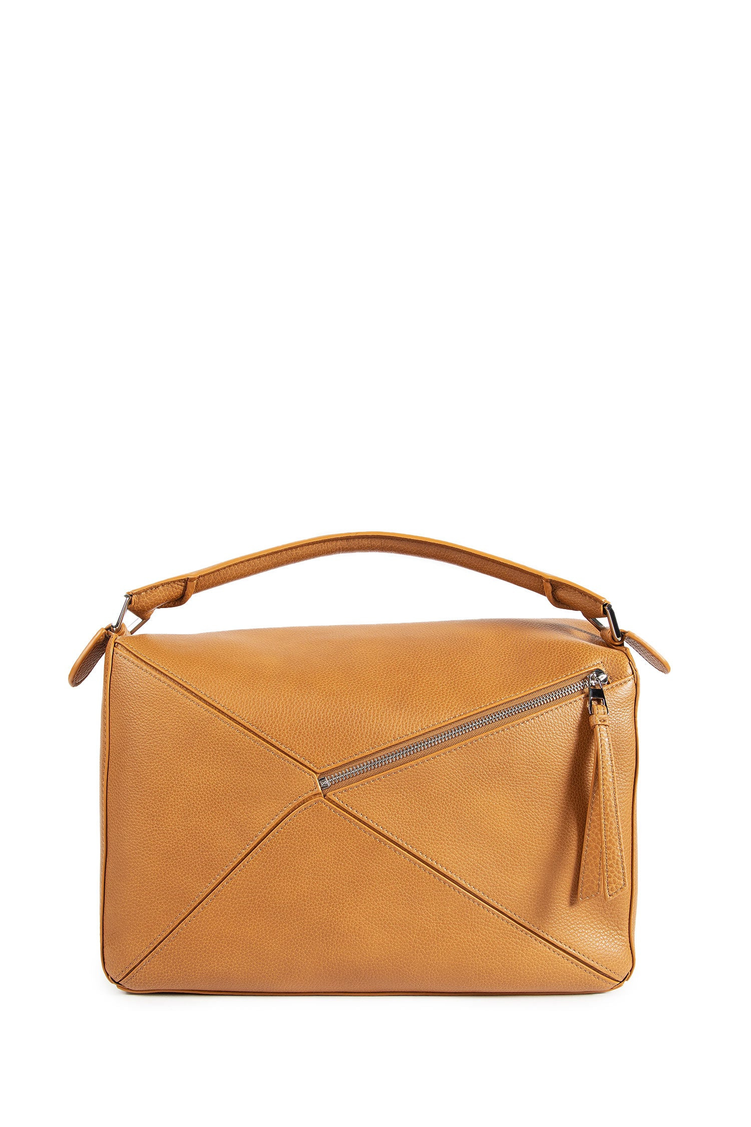 Large Puzzle Bag In Supple Grained Calfskin - 3