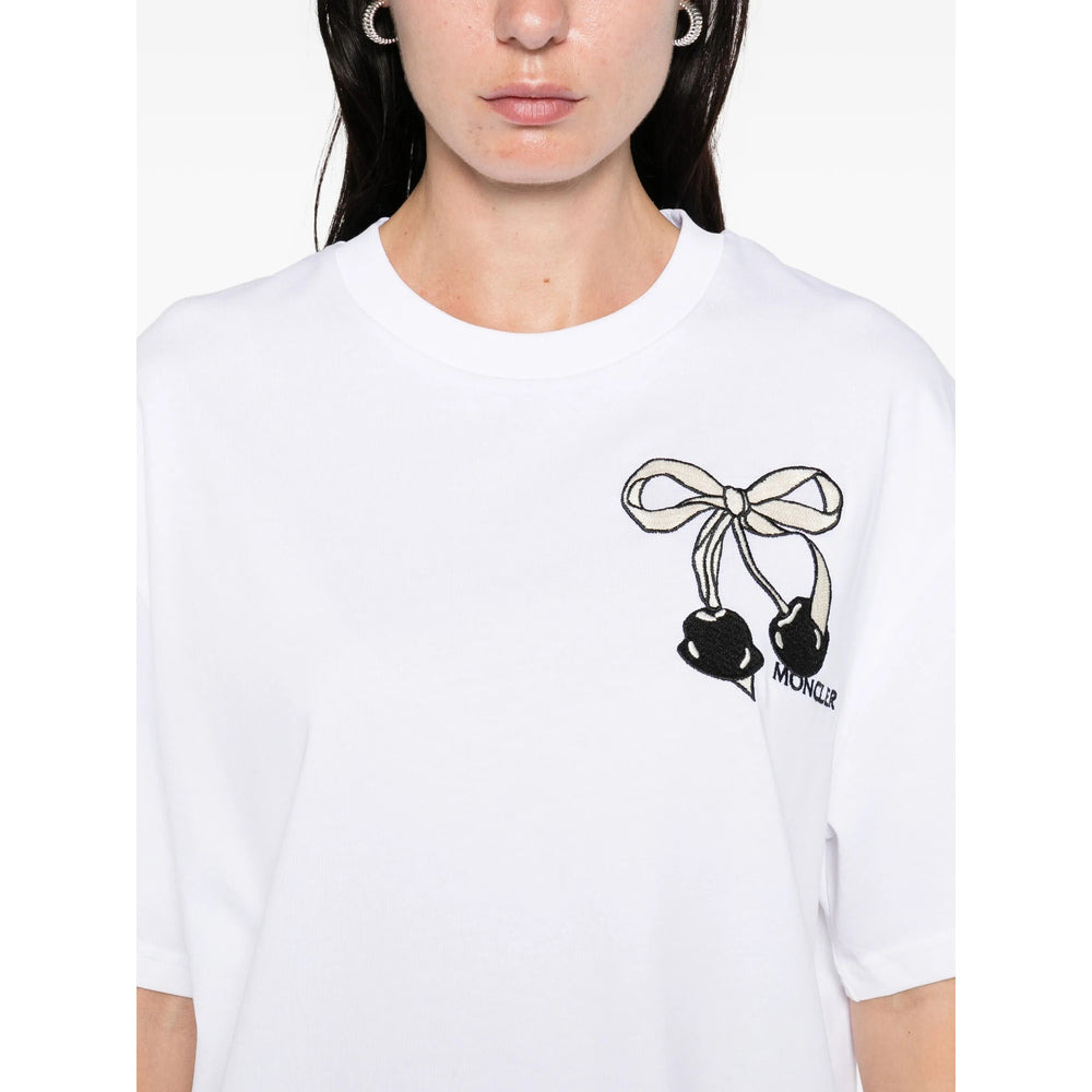 Moncler White Tops - T-Shirts & Jerseys Women - 3