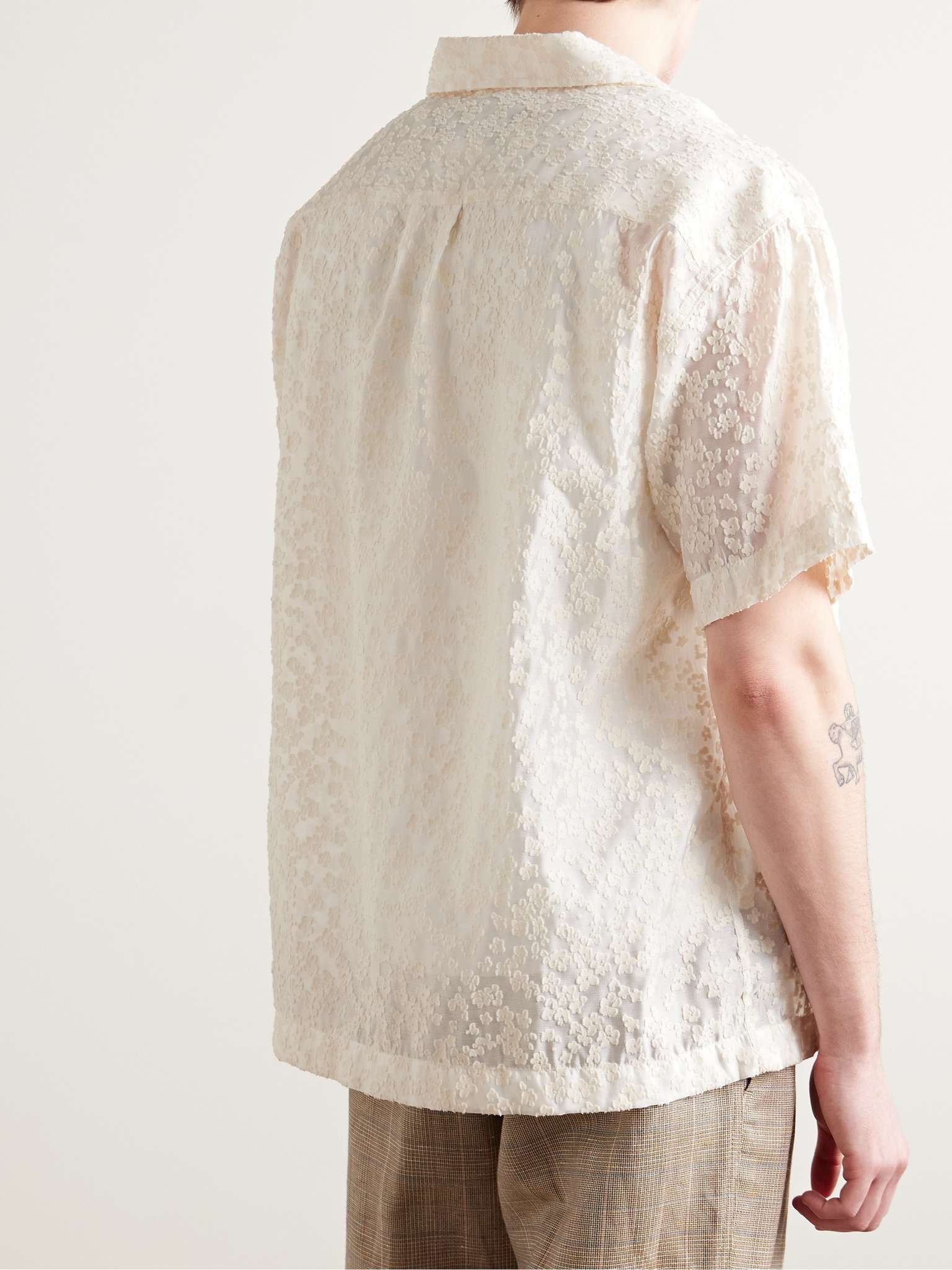 Holiday Fil Coupé Cotton-Blend Voile Shirt - 3