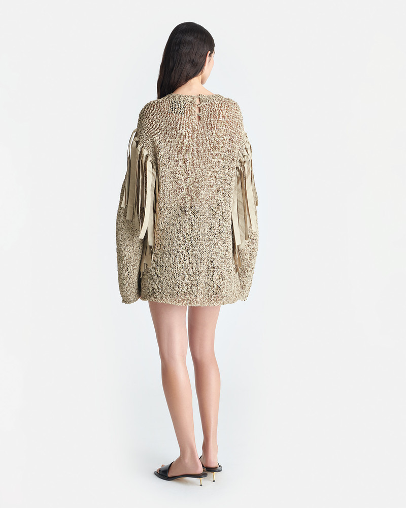 Nanushka Fringed Sweater outlook