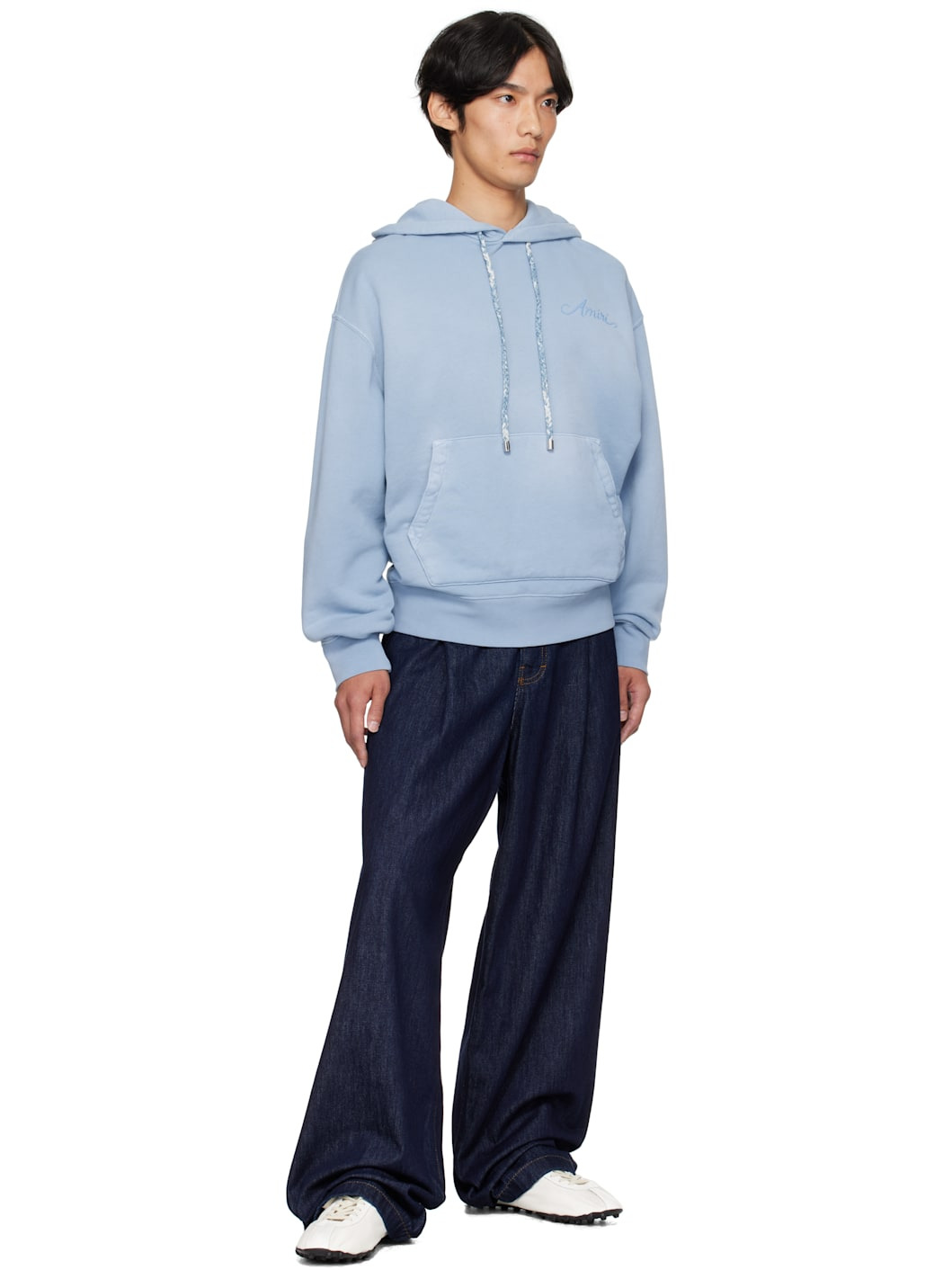 Blue Bleach Bandana OS Hoodie - 4