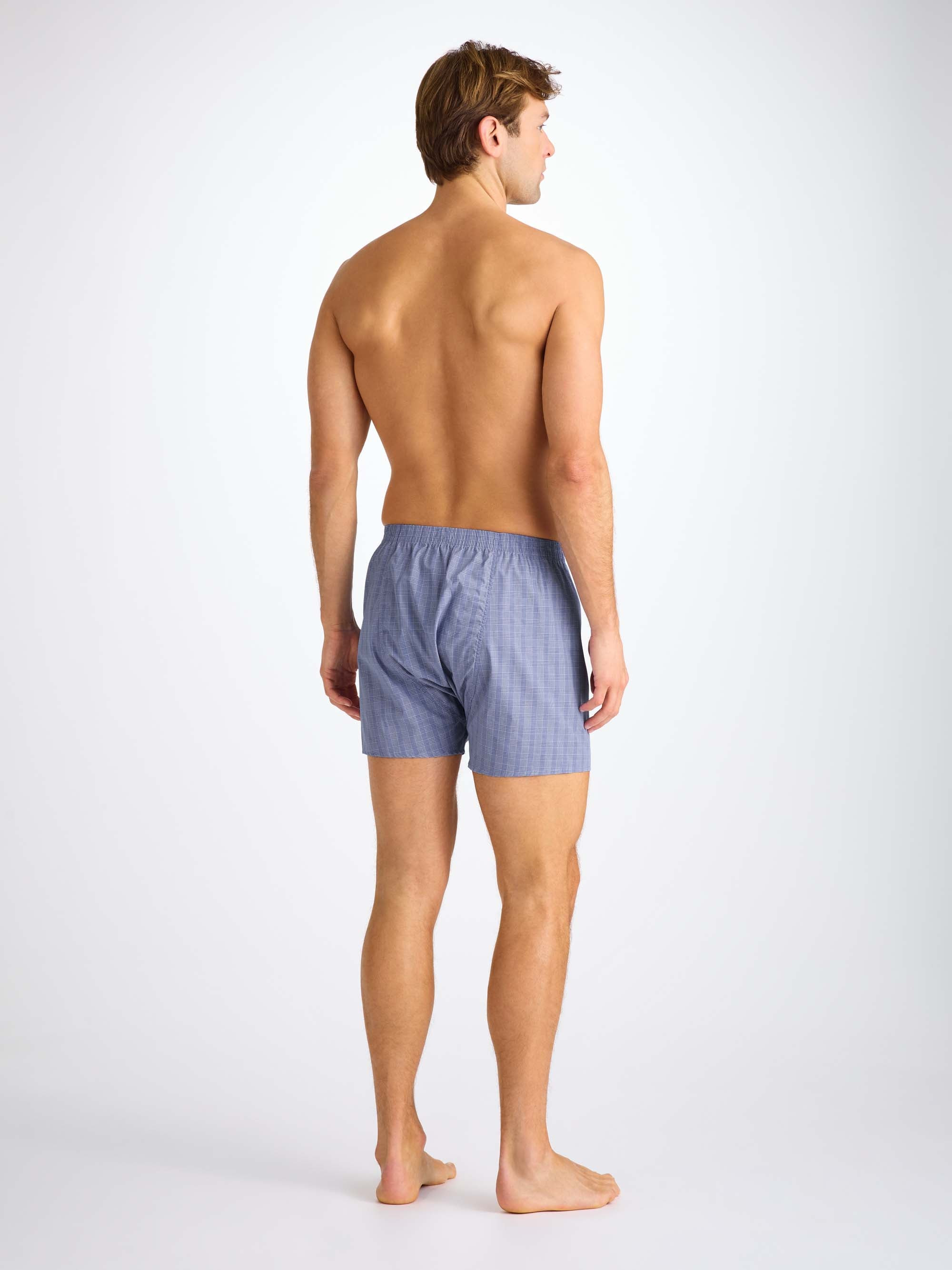 Men's Classic Fit Boxers Felsted 3 Cotton Blue - 5