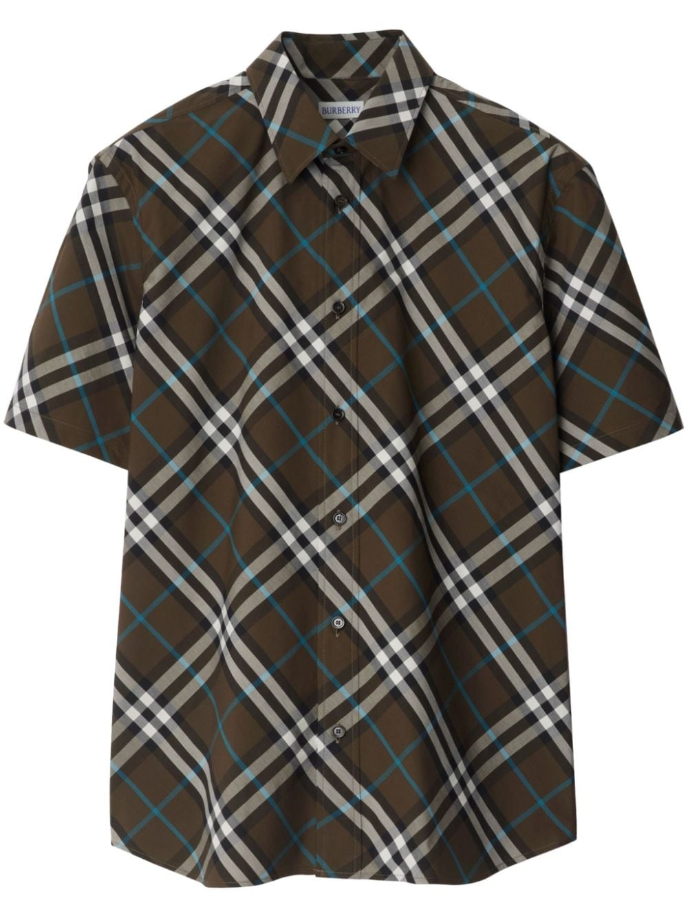 check-pattern shirt - 1