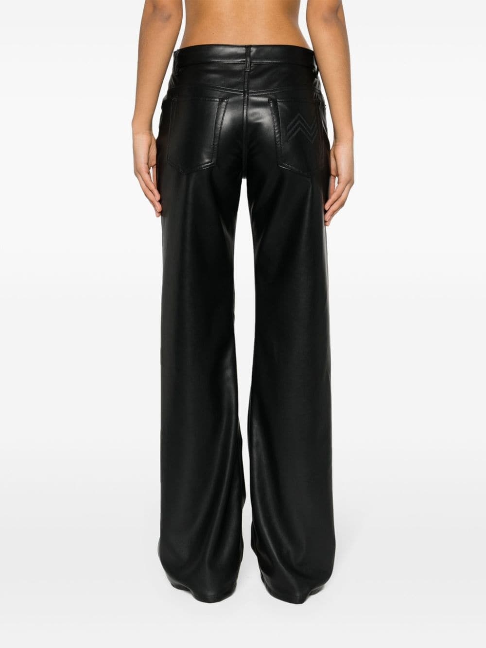low-waist straight-leg tousers - 4