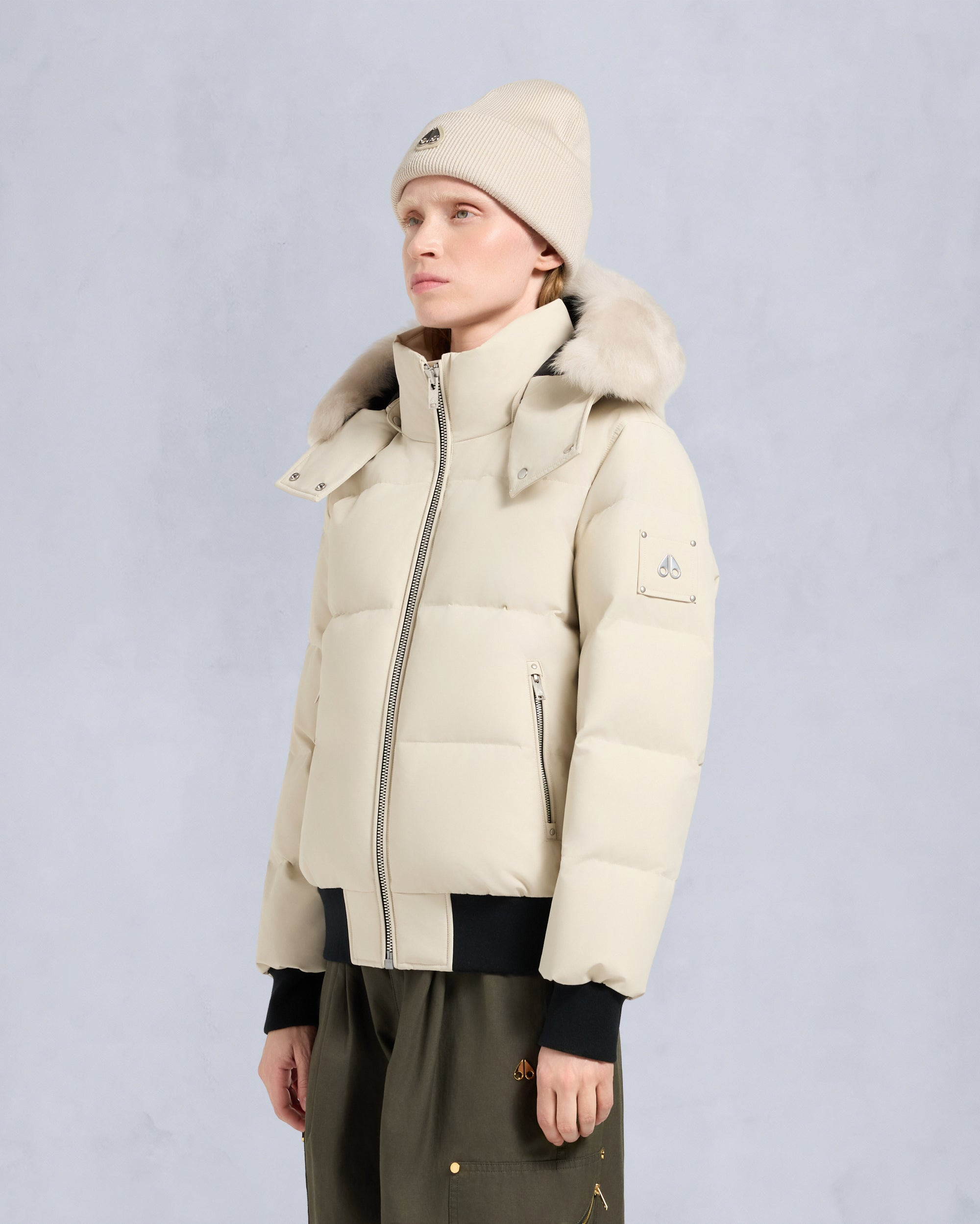 CLOUD SHEARLING BOMBER JACKET - 3