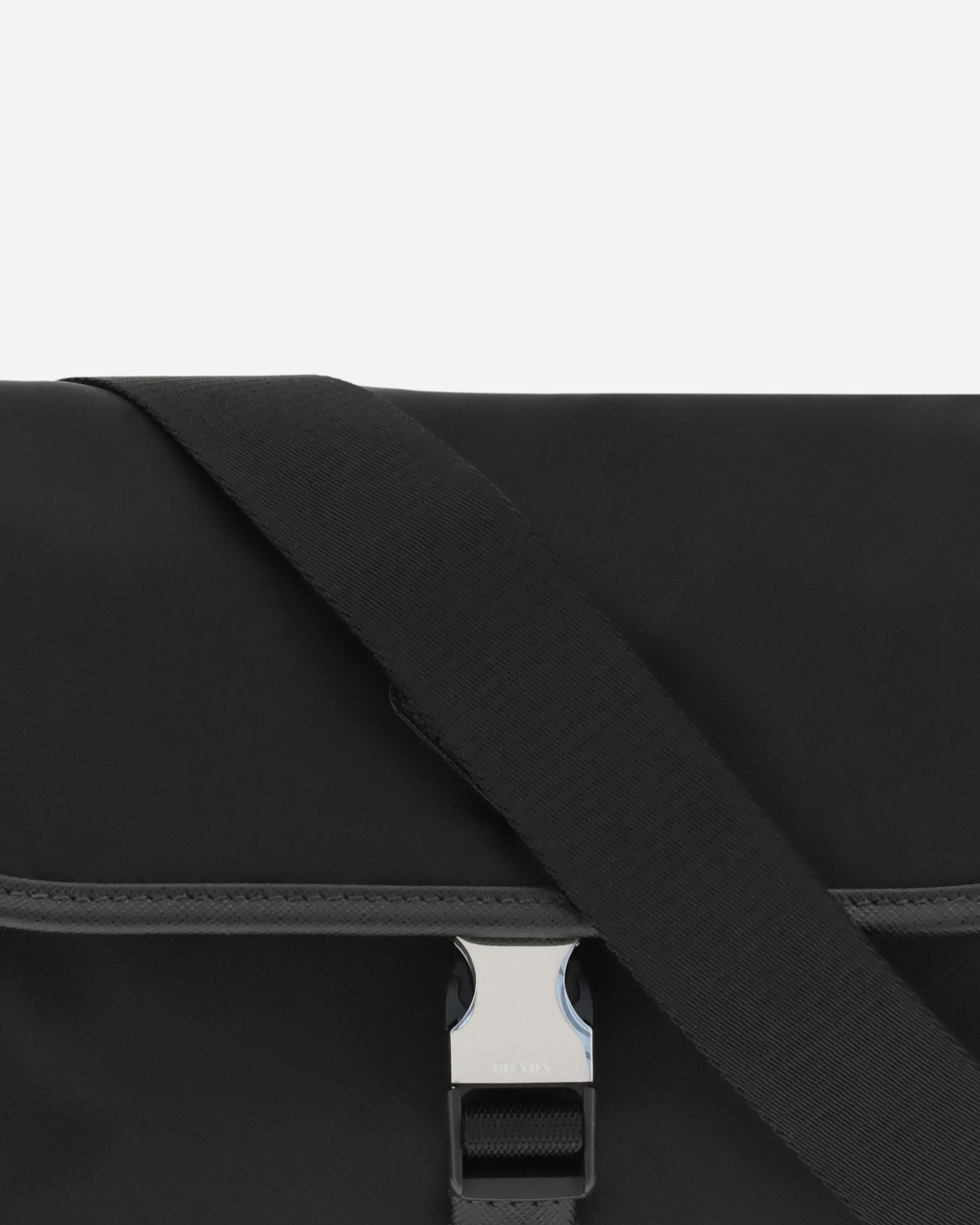 Re-Nylon and saffiano Shoulder Bag - 4