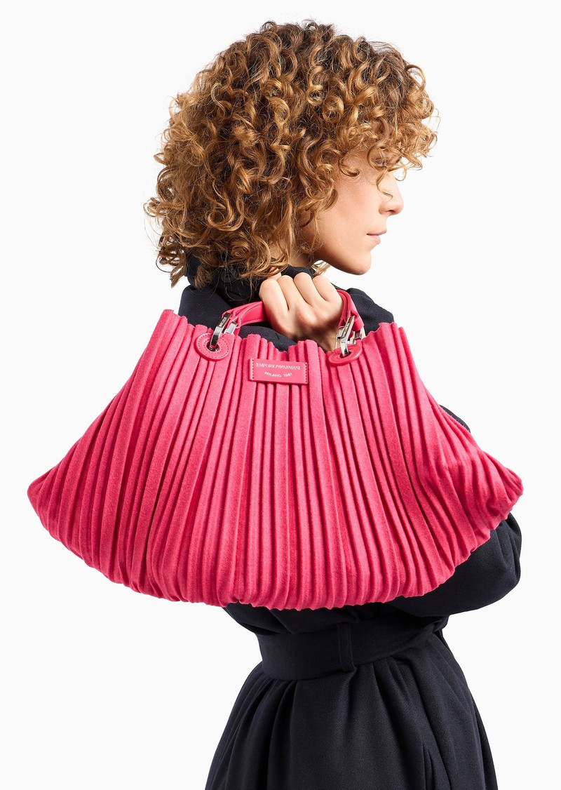 ASV long, two-in-one wool-blend down jacket with recycled down padding 6