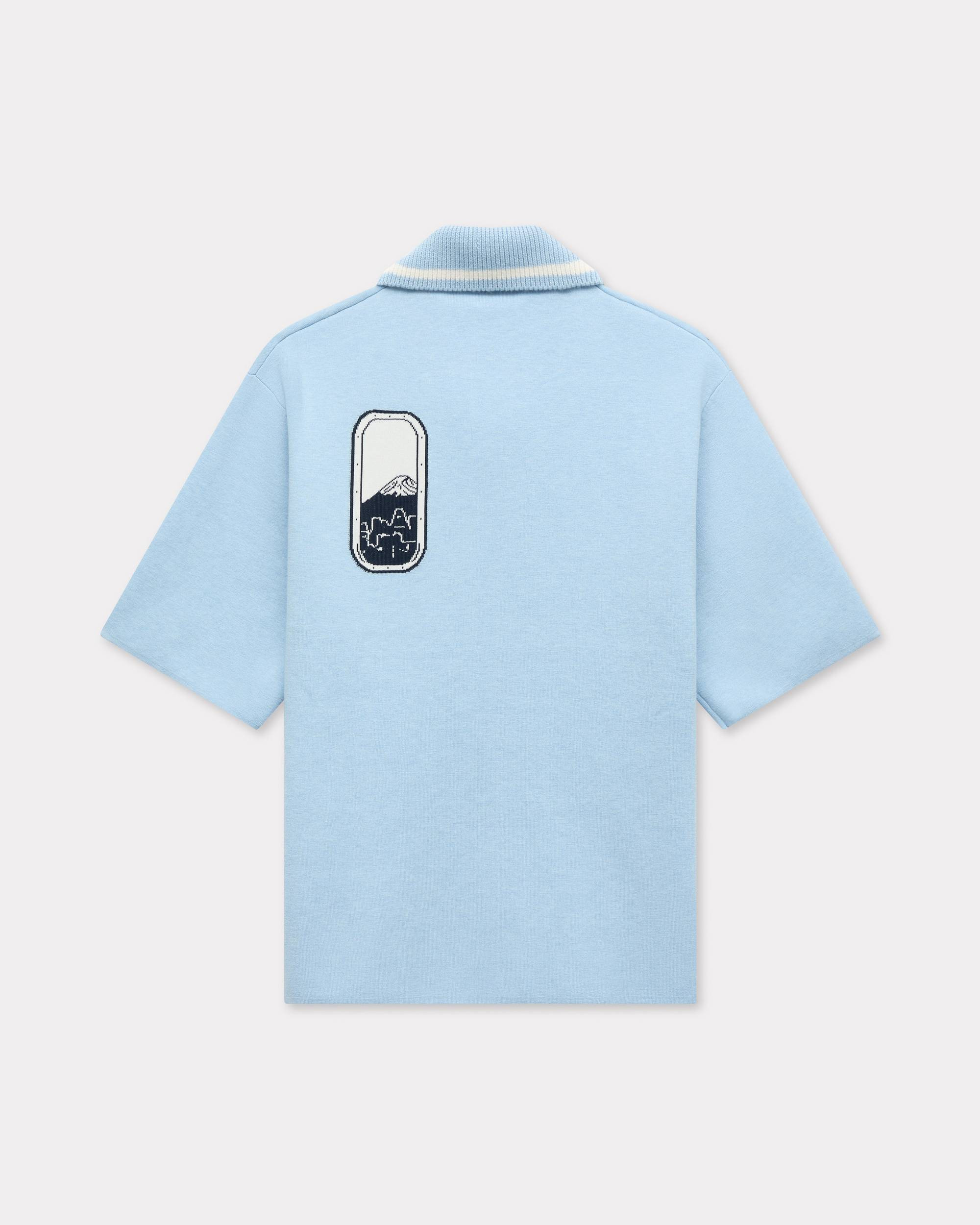 'KENZO City' knitted polo in cotton wool - 2