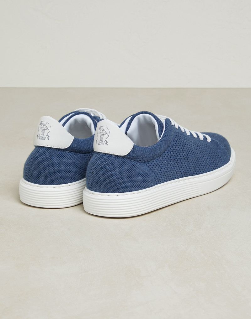 Techno cotton knit sneakers 3