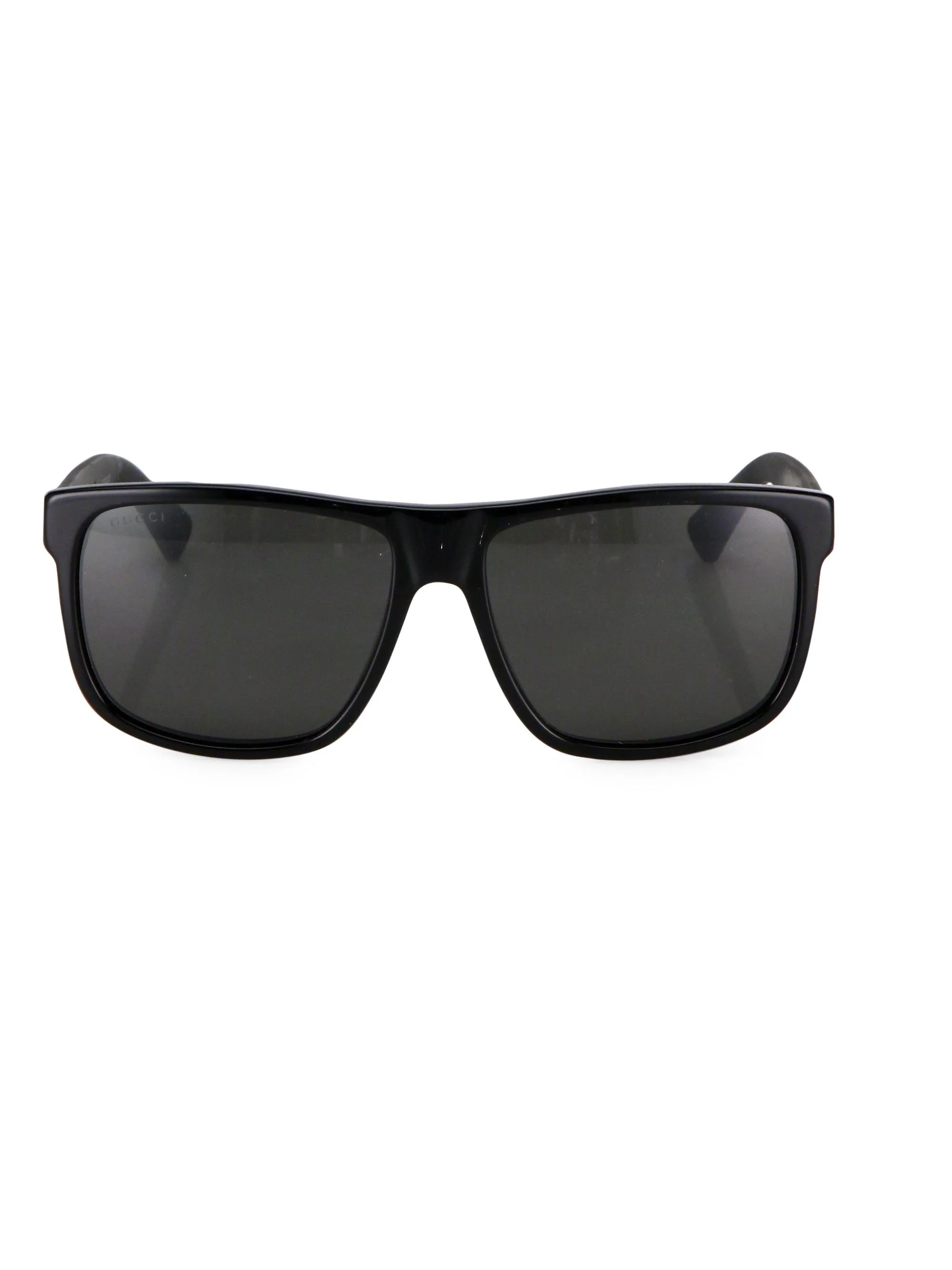 Men's 58MM Square Sunglasses - Black - 1