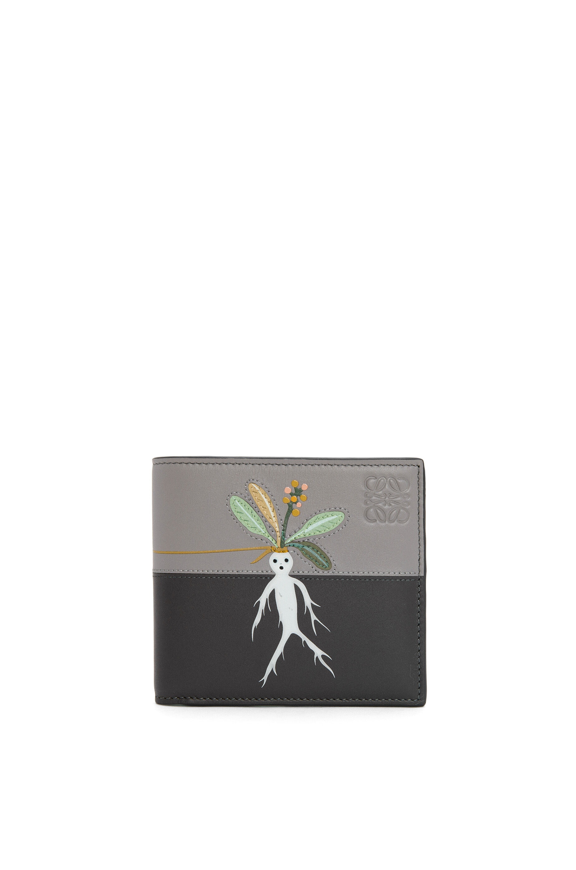 Mandragora bifold wallet in satin calfskin - 1
