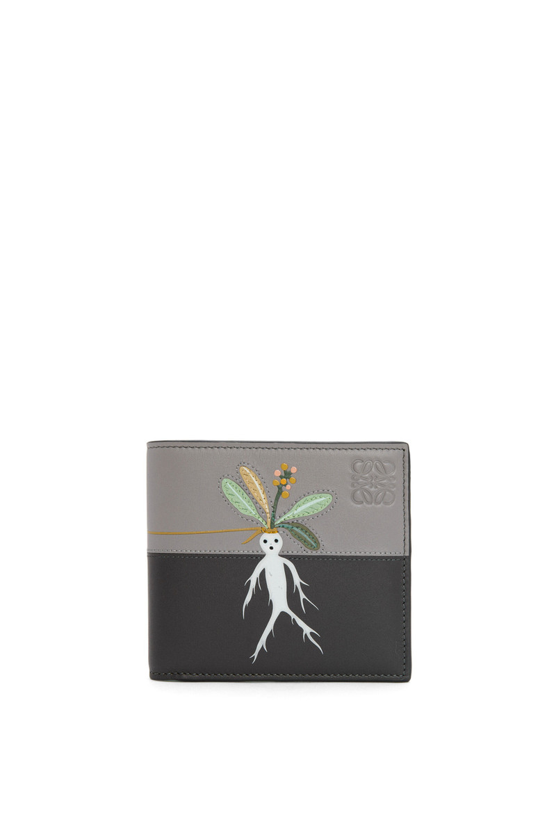 Mandragora bifold wallet in satin calfskin 1