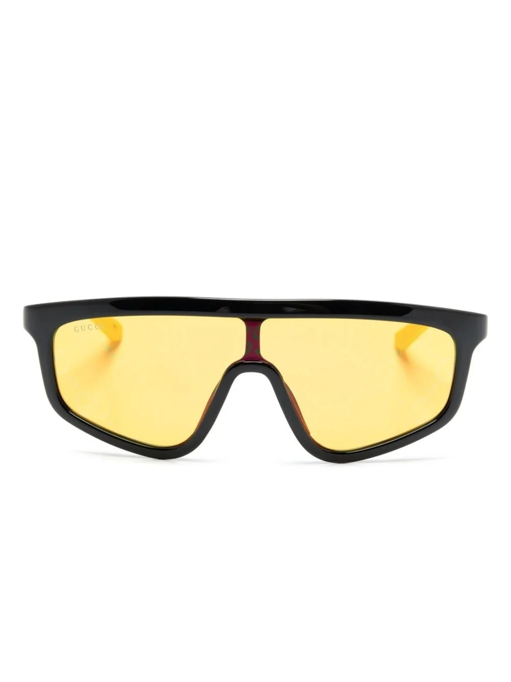 GG Supreme shield-frame sunglasses - 1