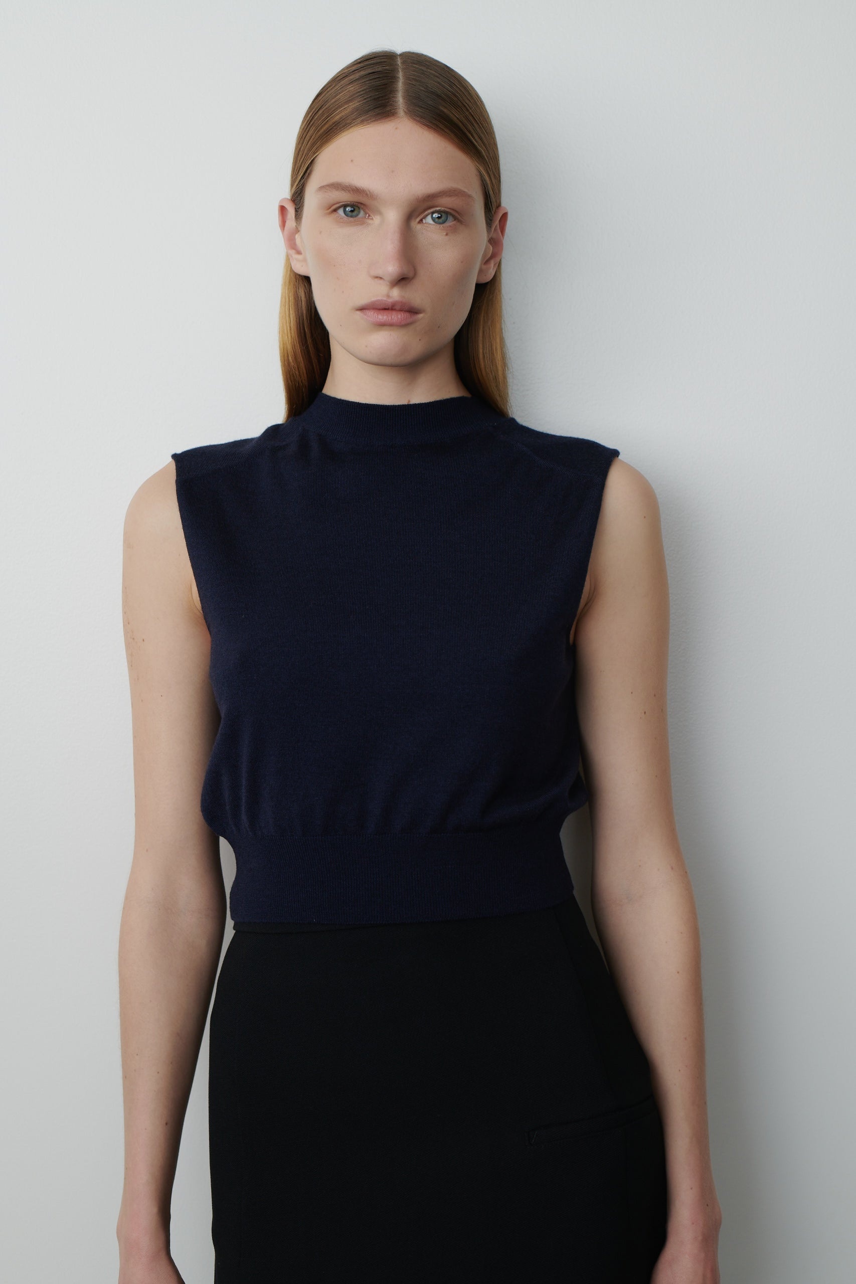 Flavia Top in Wool and Silk - 3