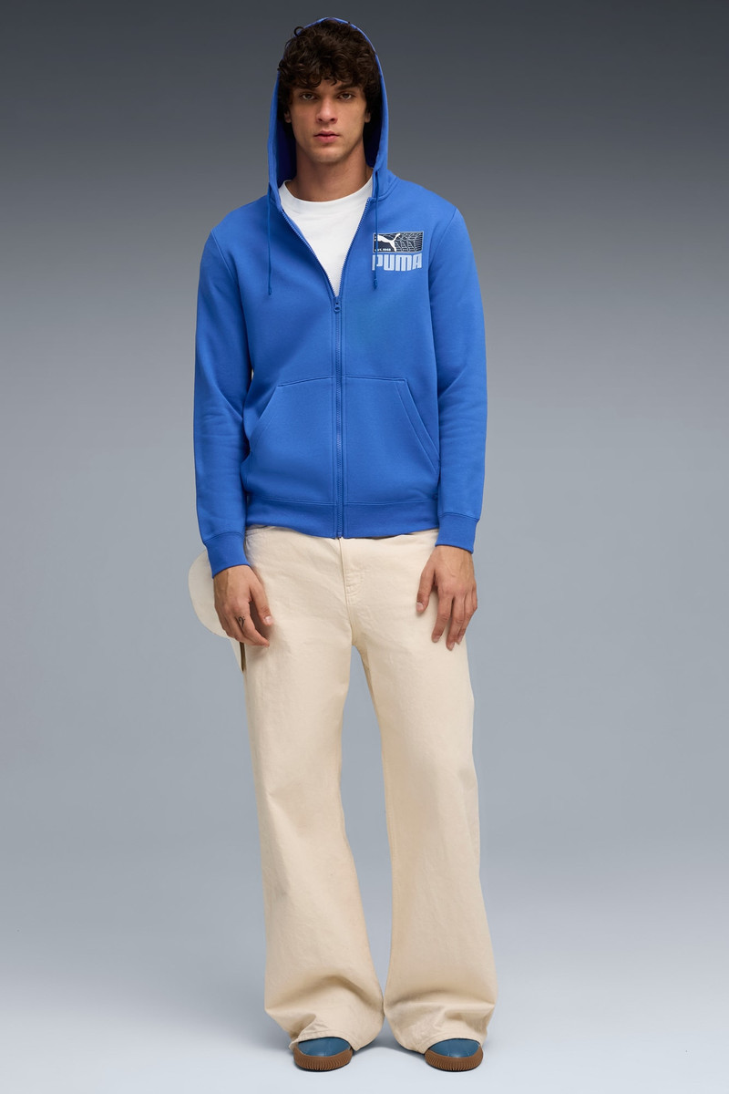 House of Graphics Men's Zip-Up Fleece Hoodie 5