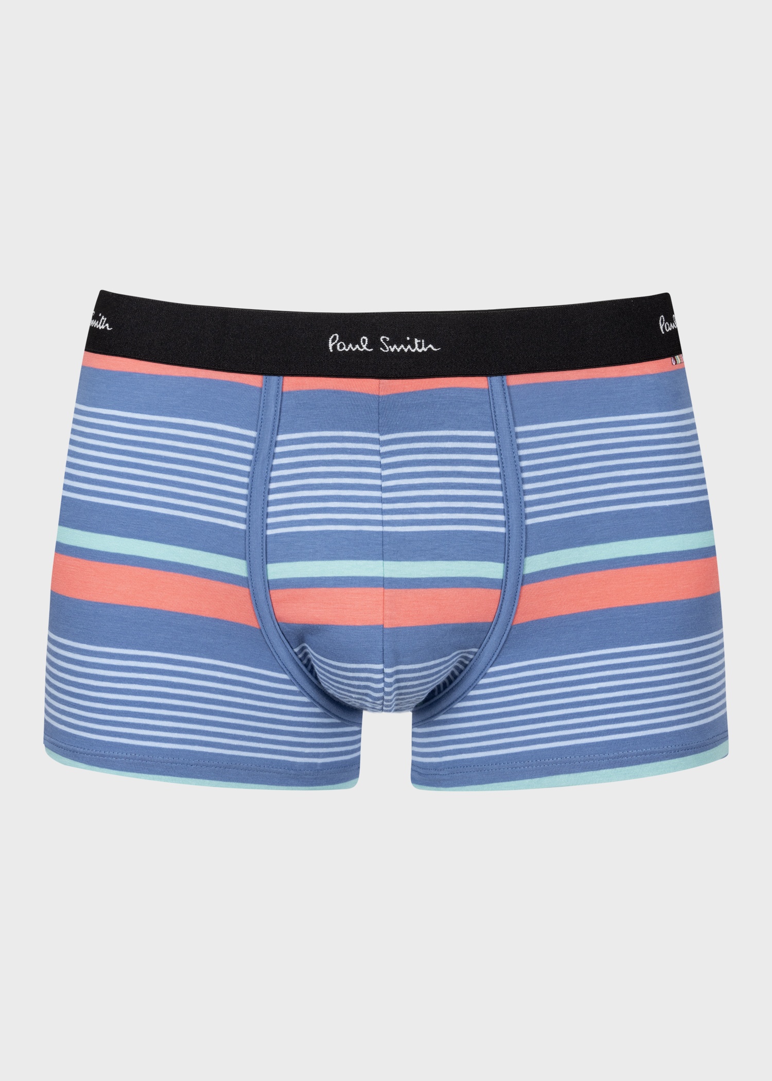 Light Blue 'Bob' Stripe Briefs - 1