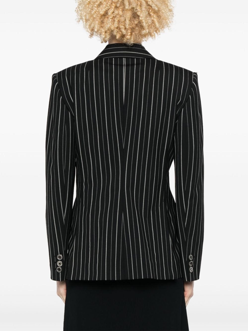 striped blazer - 4