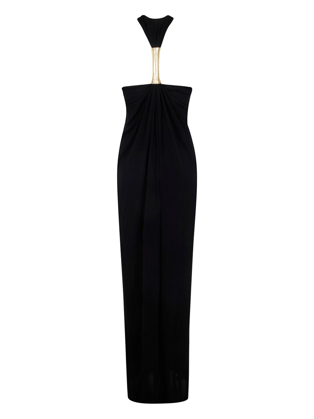 halterneck midi dress - 2