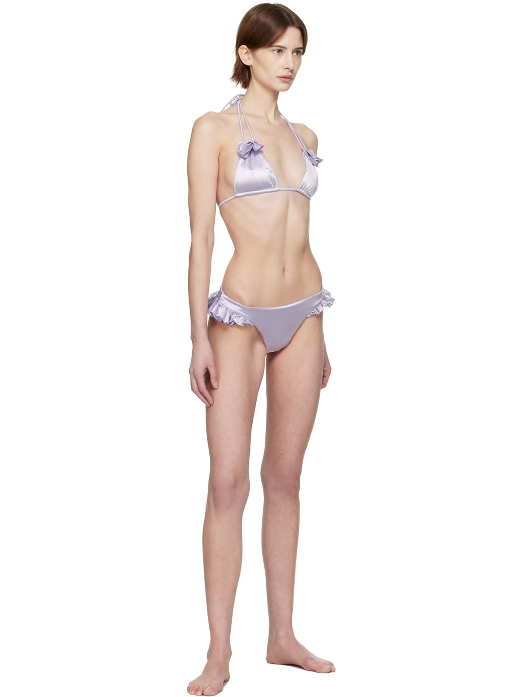 Purple Papillon & Shy Thong Bikini - 4