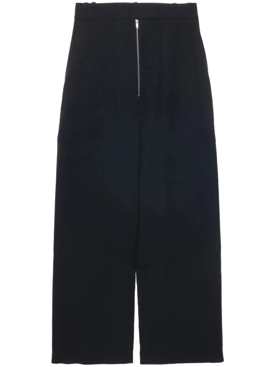 Studio Nicholson Zipper Front Wide Leg Pants Clothing - 1