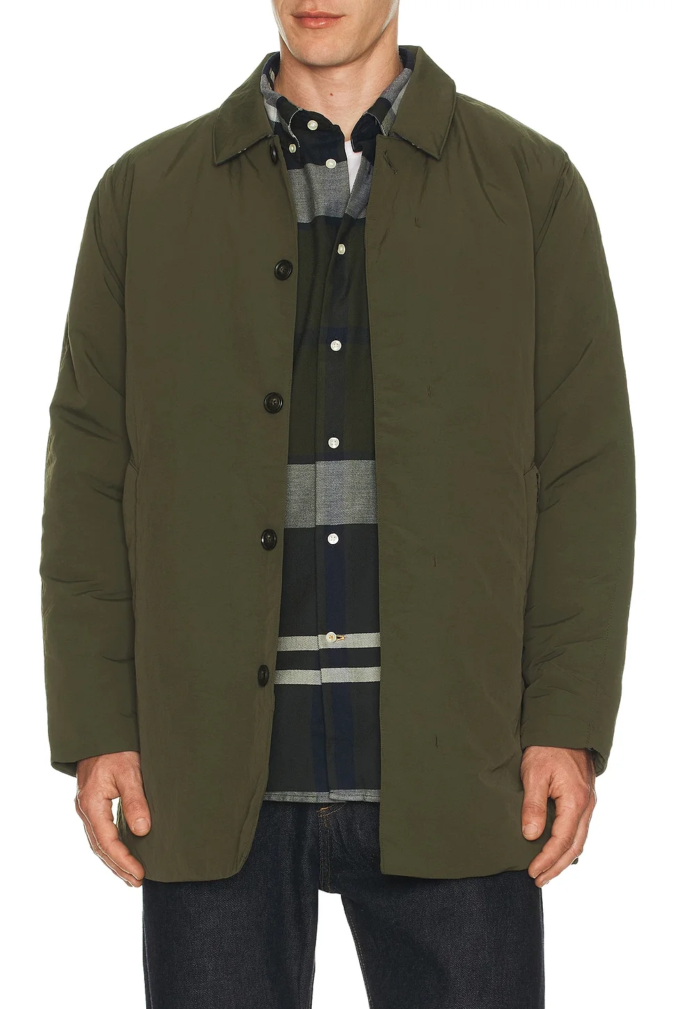 Wadded Lorden Showerproof Mac Jacket - 1