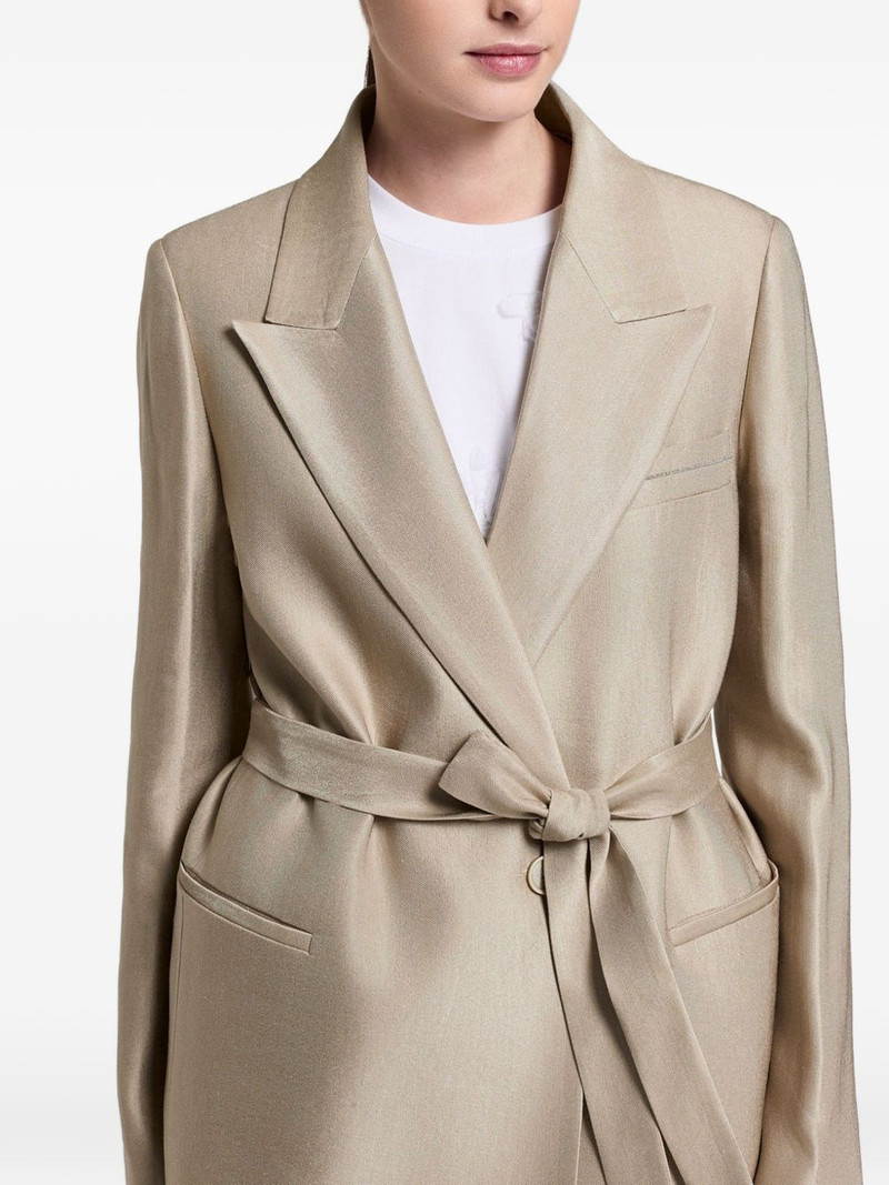 single-breasted belted blazer 4