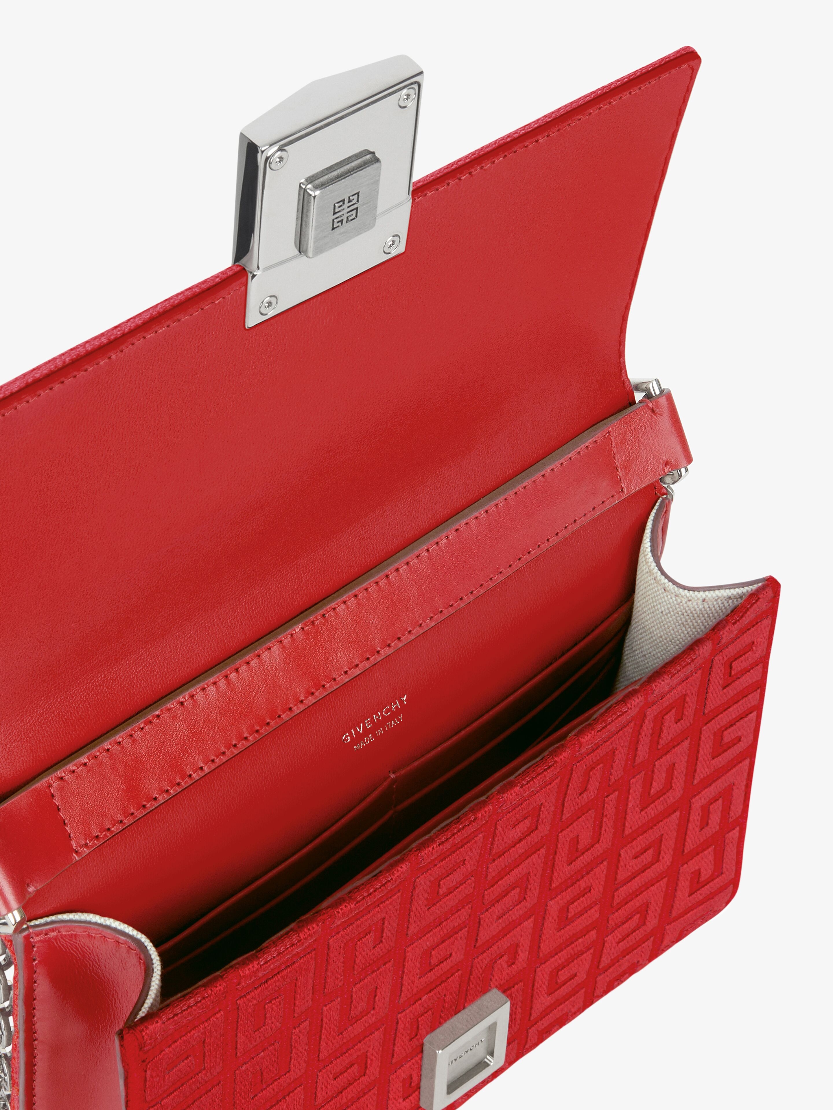 4G SMALL BAG IN QUILTED LEATHER WITH CHAIN - 6