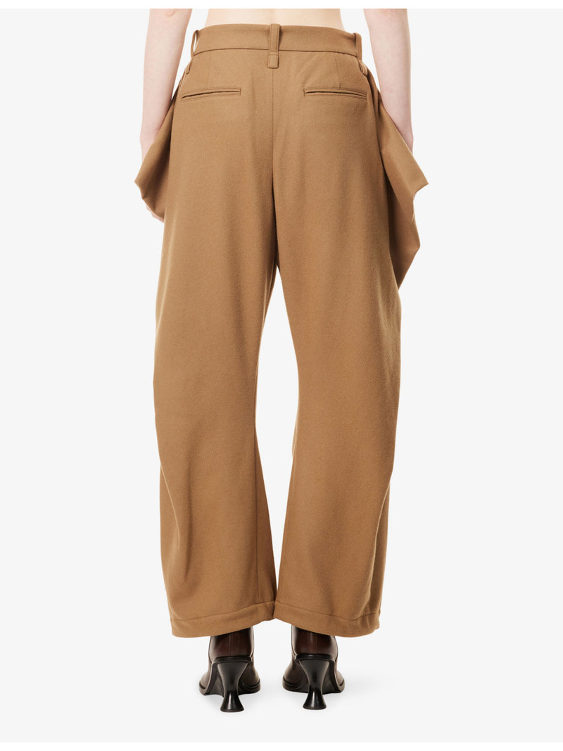 Straight-Leg Wool-Blend Trousers 4