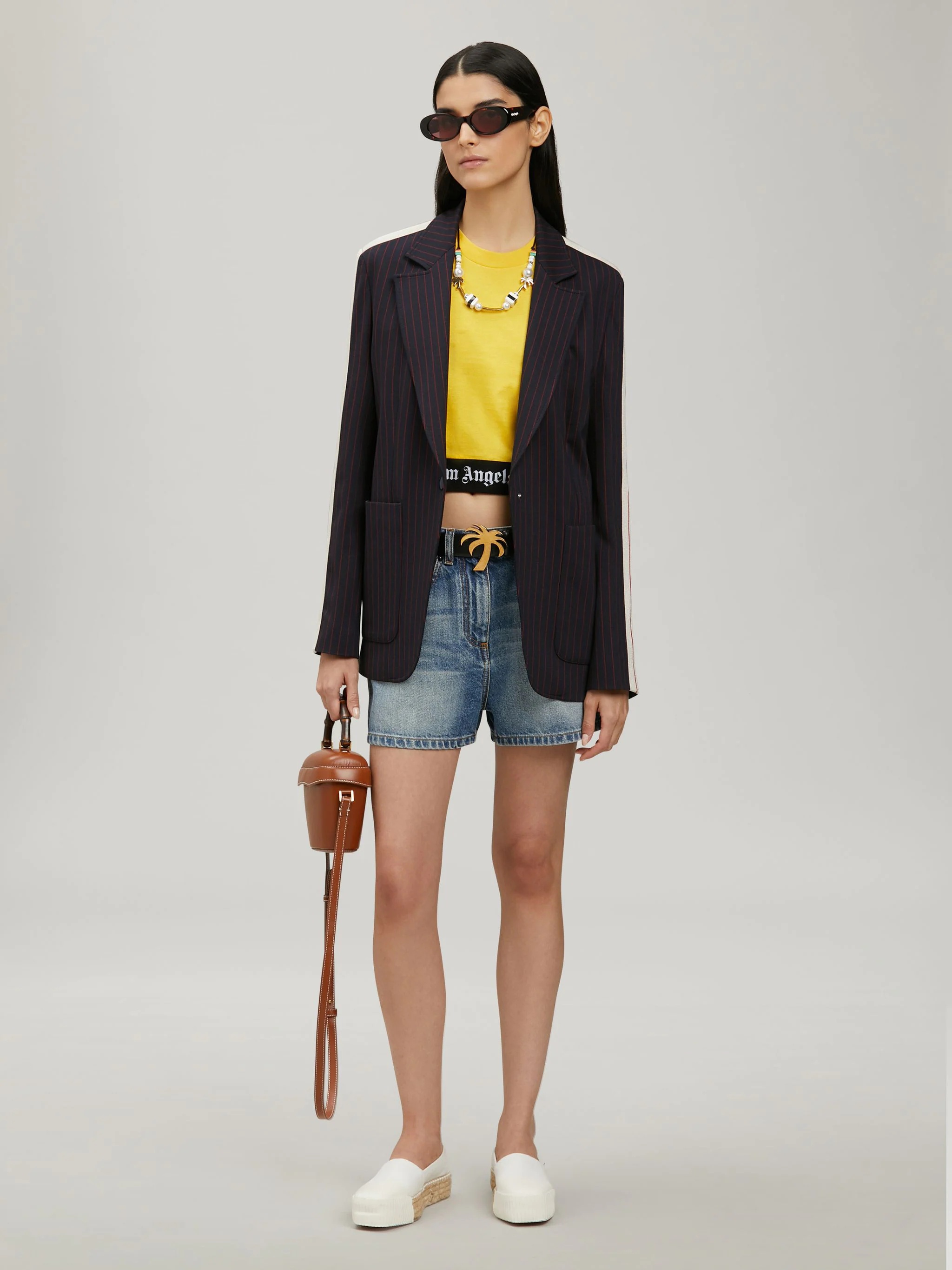 PINSTRIPE TRACK BLAZER - 2