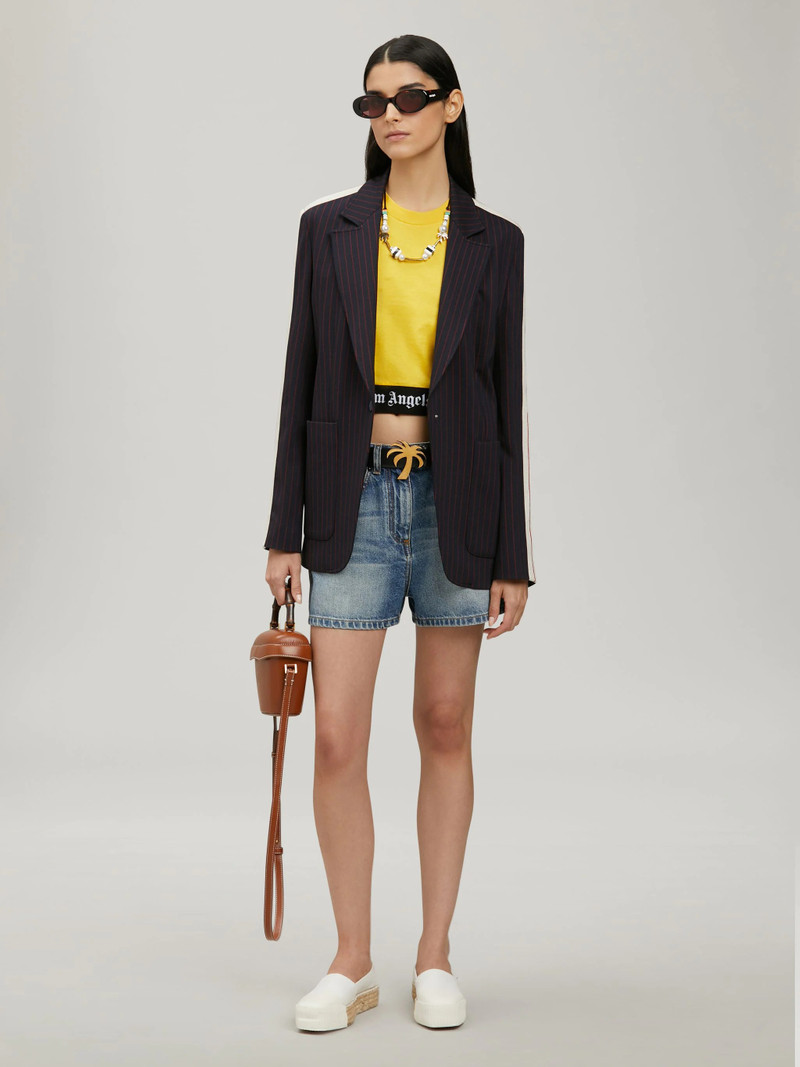 Palm Angels PINSTRIPE TRACK BLAZER outlook