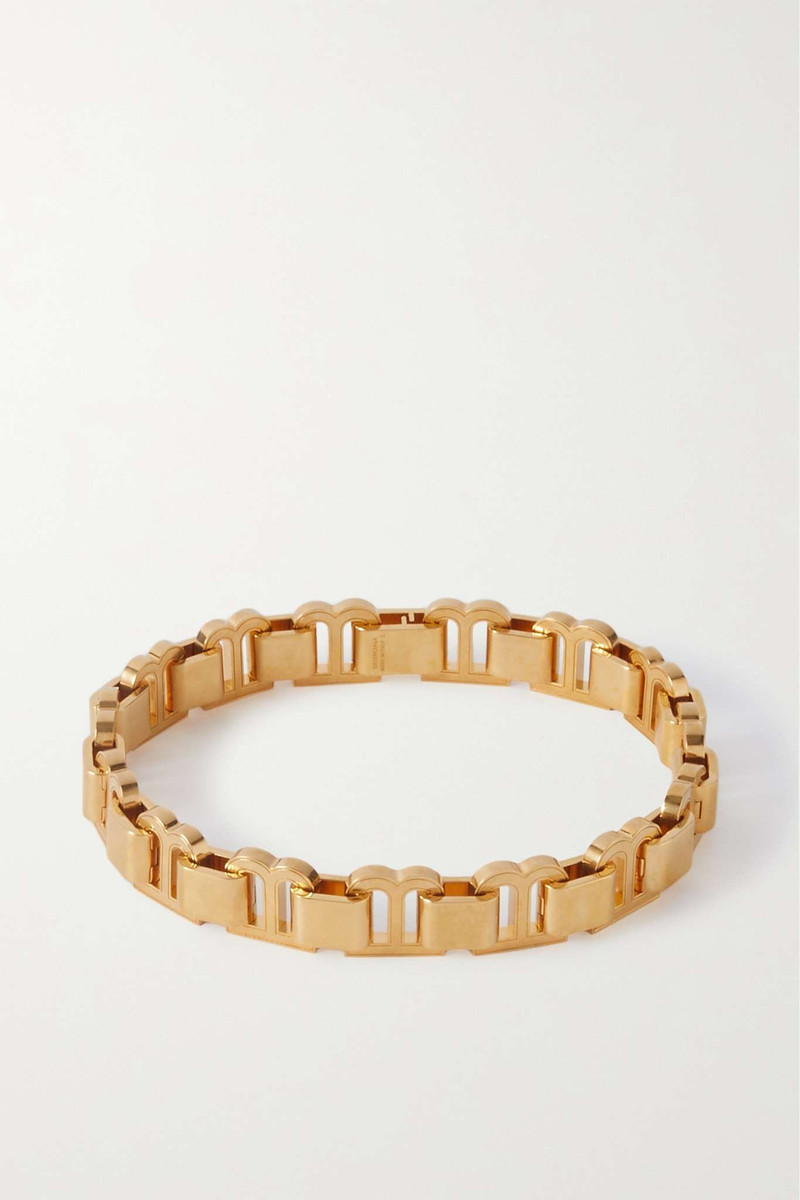 Hourglass gold-tone choker 1