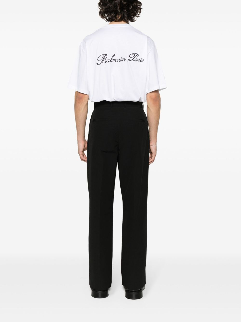 Balmain Men Cotton Signatured T-Shirt - 5