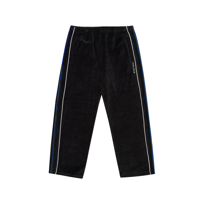 PIPED VELOUR JOGGER BLACK 1
