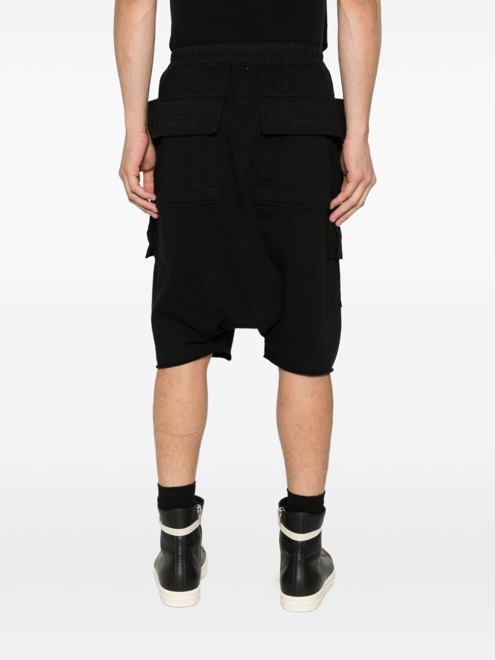 cargo-pockets drawstring shorts - 4