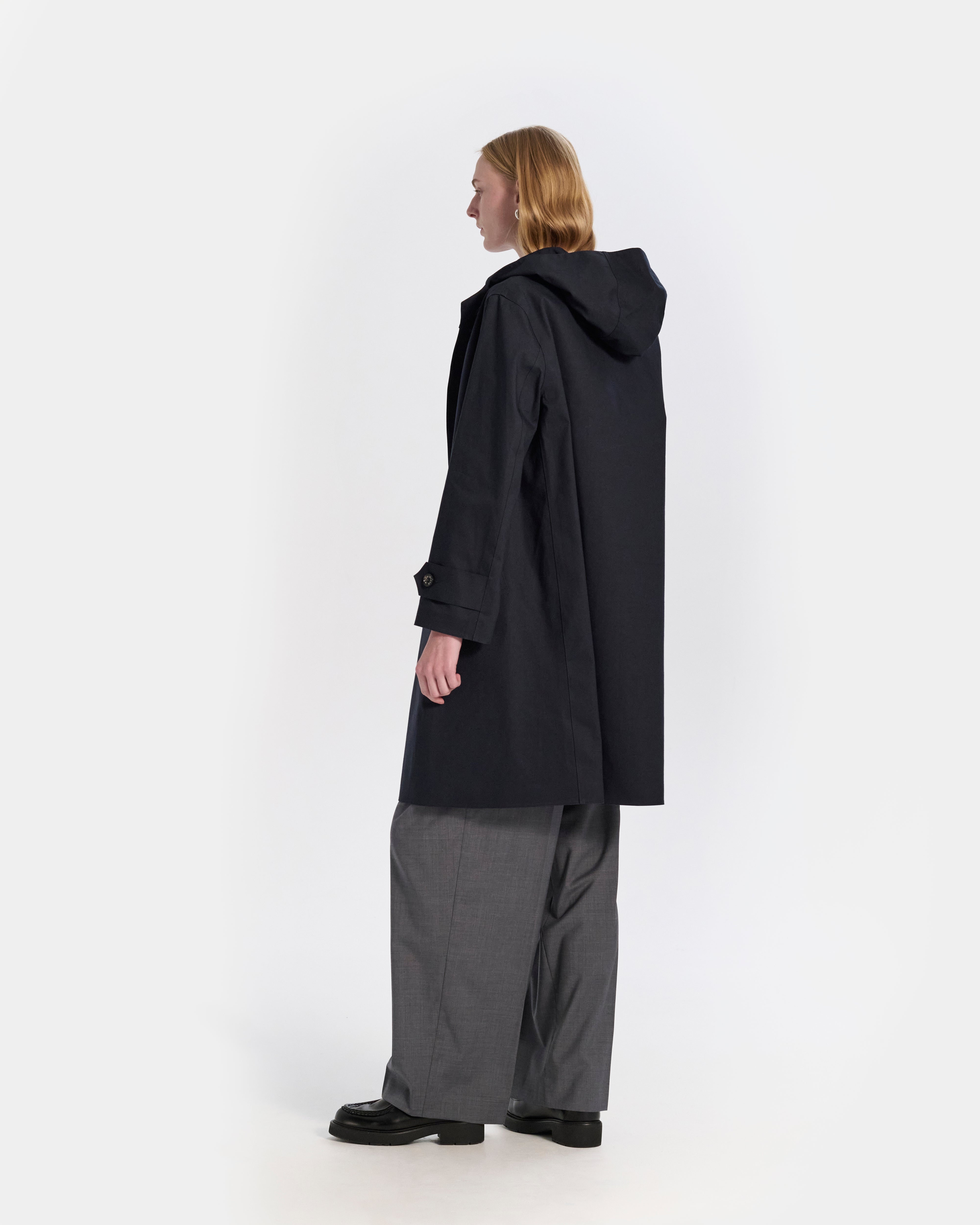 Watten Rubberised Hooded 3/4 Length Coat - 3