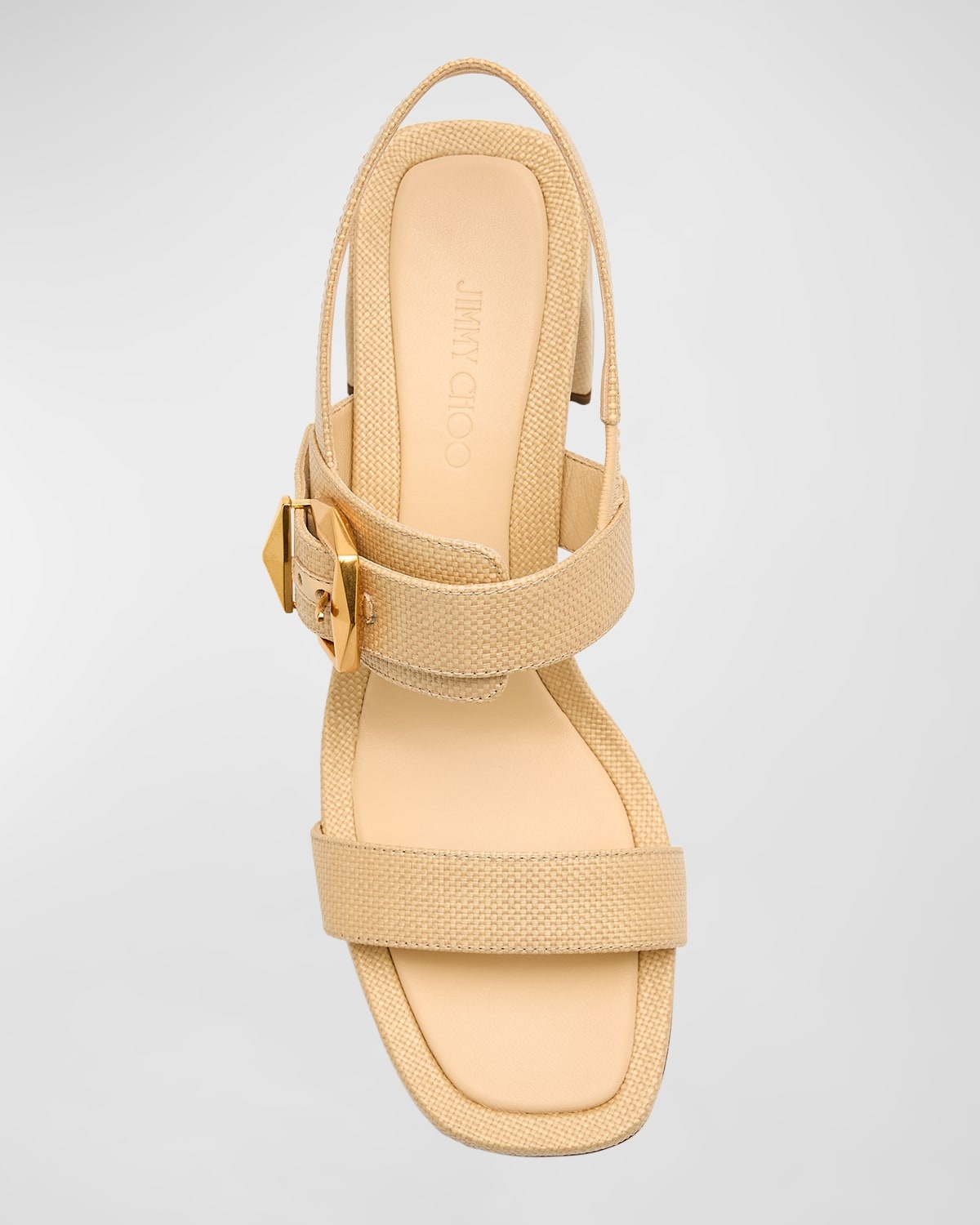 Hawke Leather Buckle Slingback Sandals - 4