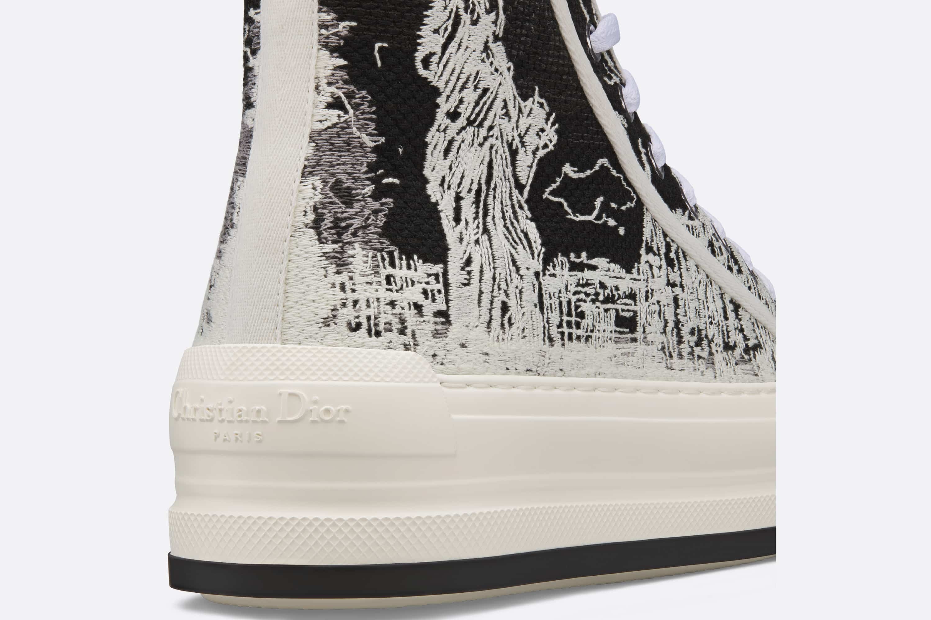 Walk'n'Dior High-Top Platform Sneaker - 8