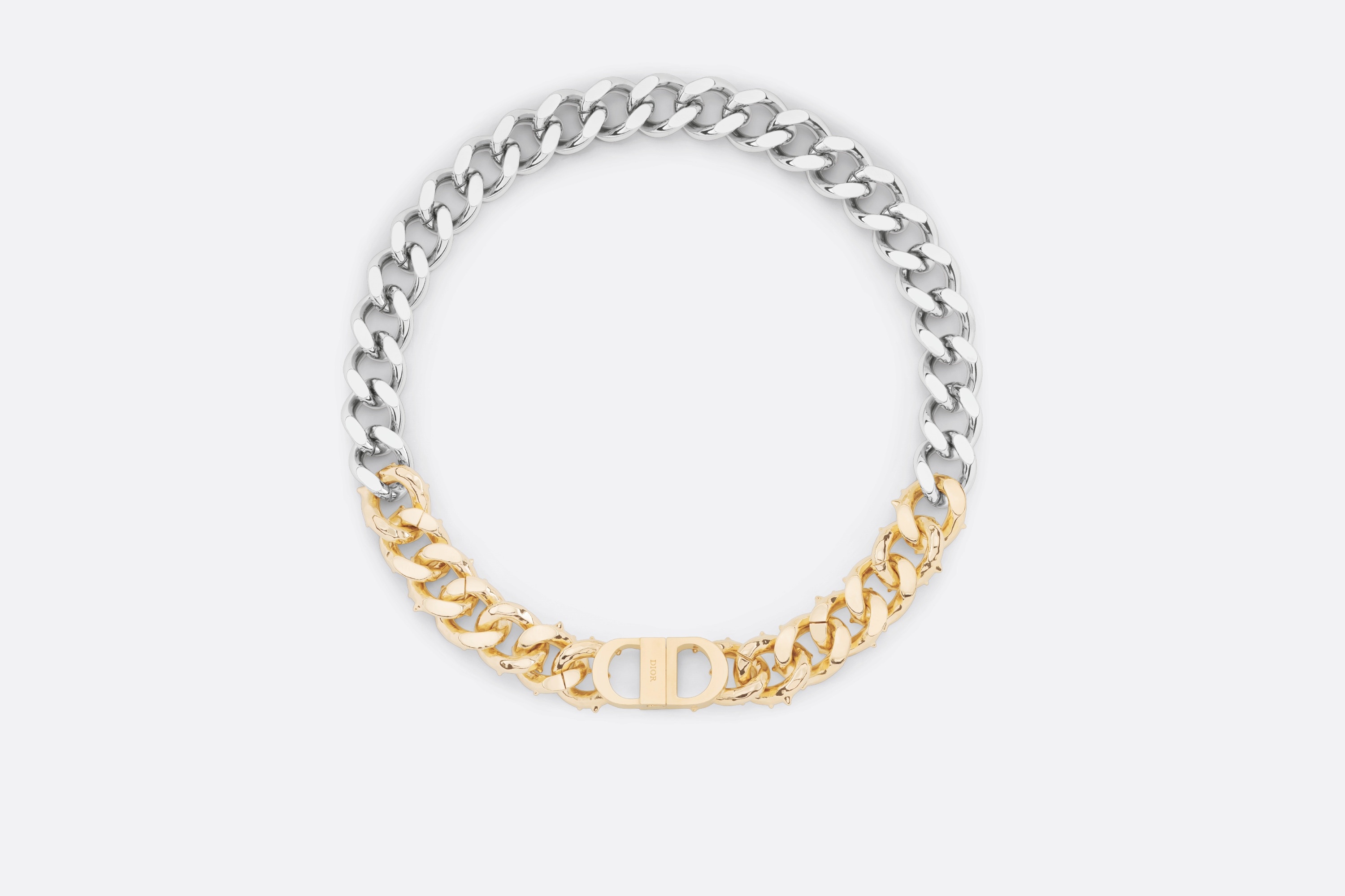 CD Icon Chain Link Necklace - 2
