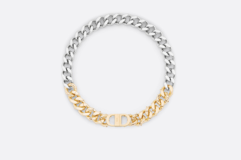 Dior CD Icon Chain Link Necklace outlook