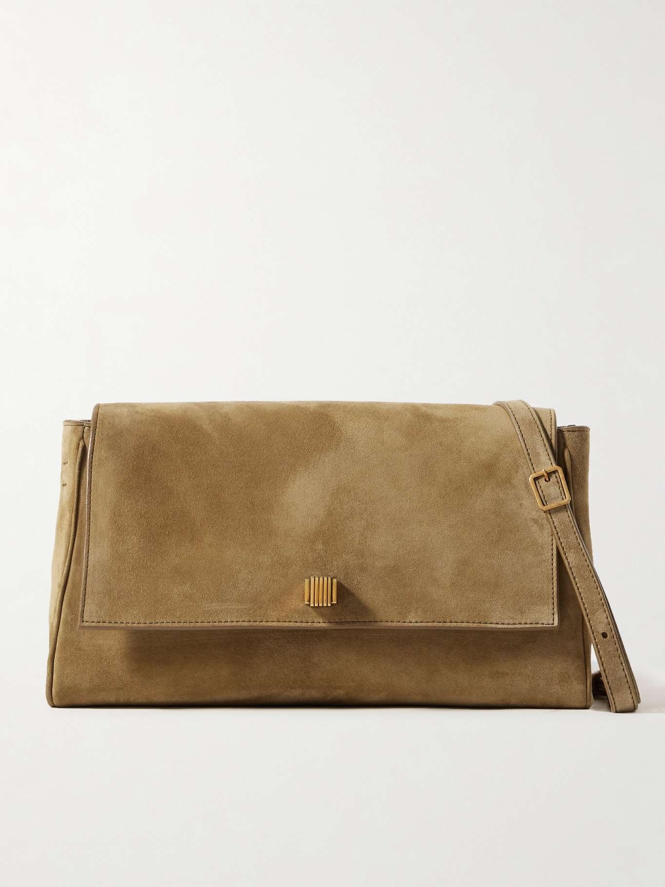 Audrey suede shoulder bag Tan - 1