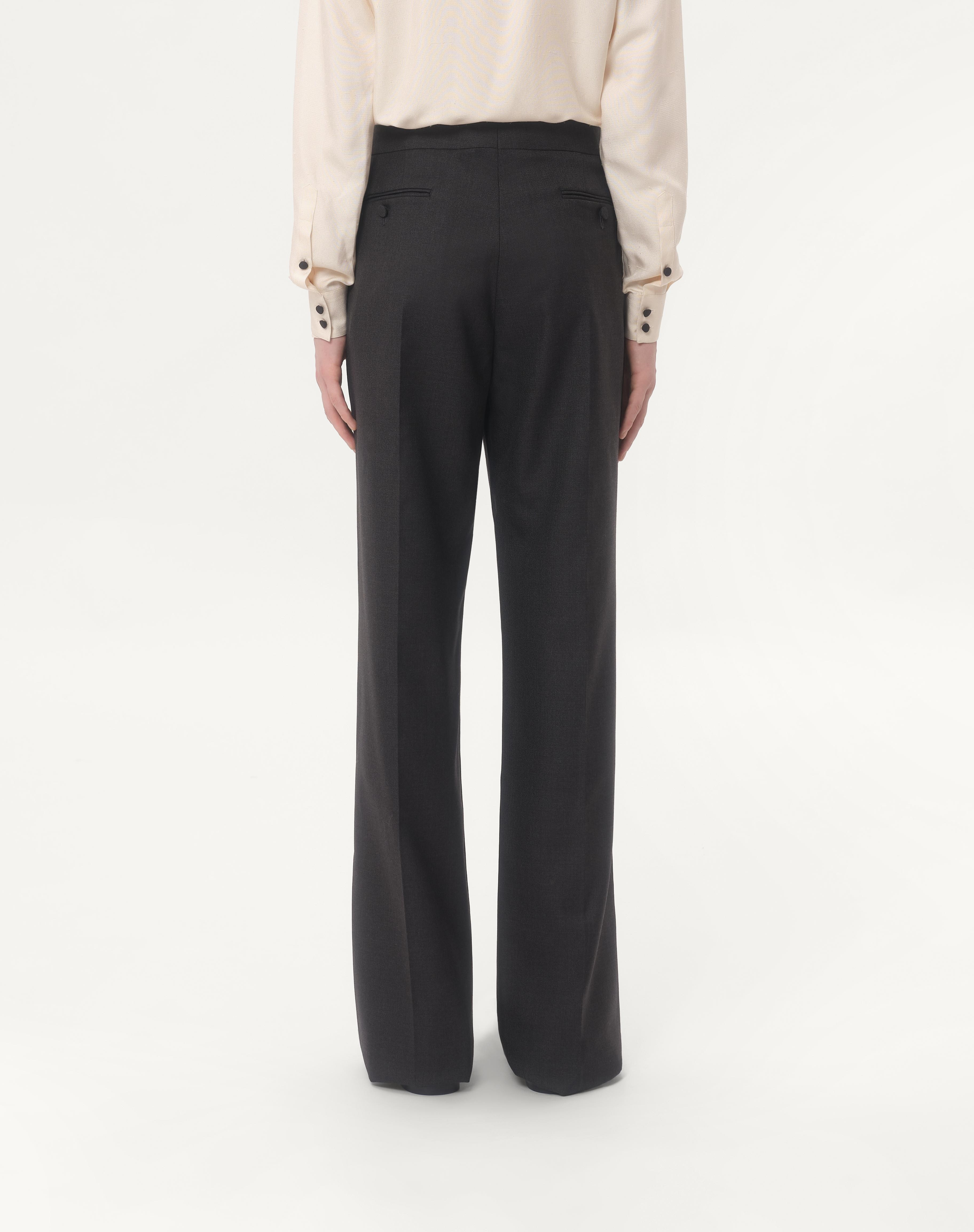 WOOL GABARDINE PANTS - 6