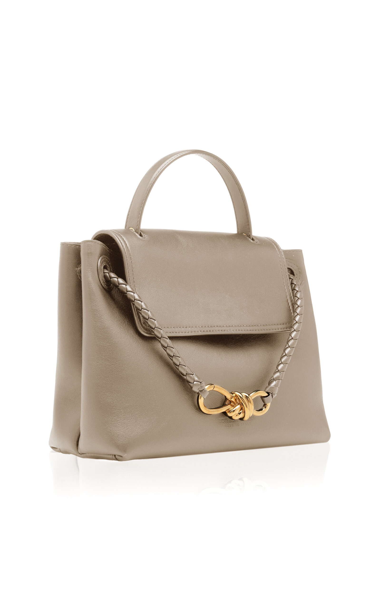 Small Ciao Ciao Leather Top Handle Bag grey - 4