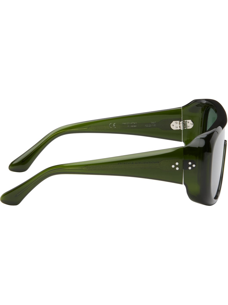 PORT TANGER SSENSE Exclusive Green Sayf Sunglasses outlook